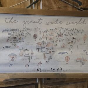 The Great Wide World Canvas Wall Art